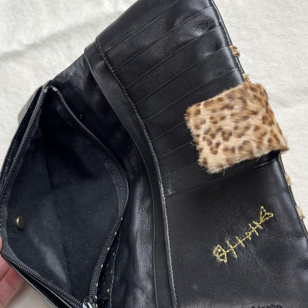 tsumori chisato CARRY 長財布 ヒョウ柄ネコ