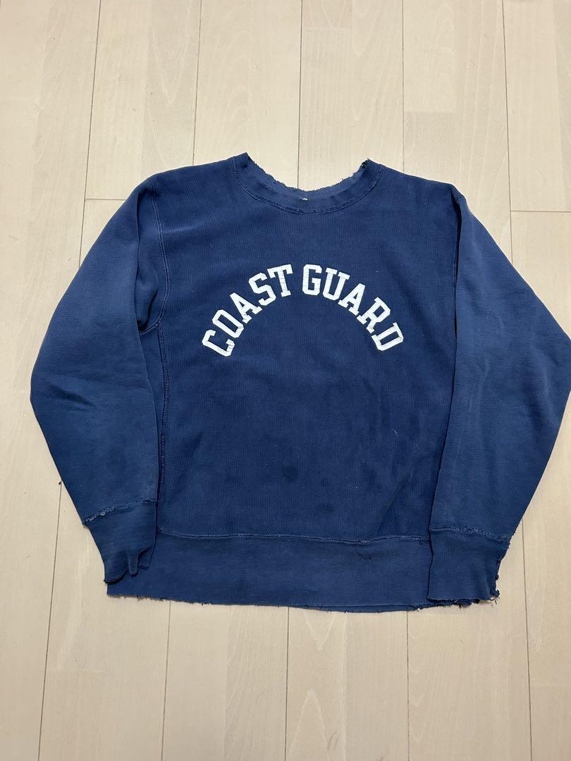 70s単色リバースウィーブ　コーストガード　coastguard