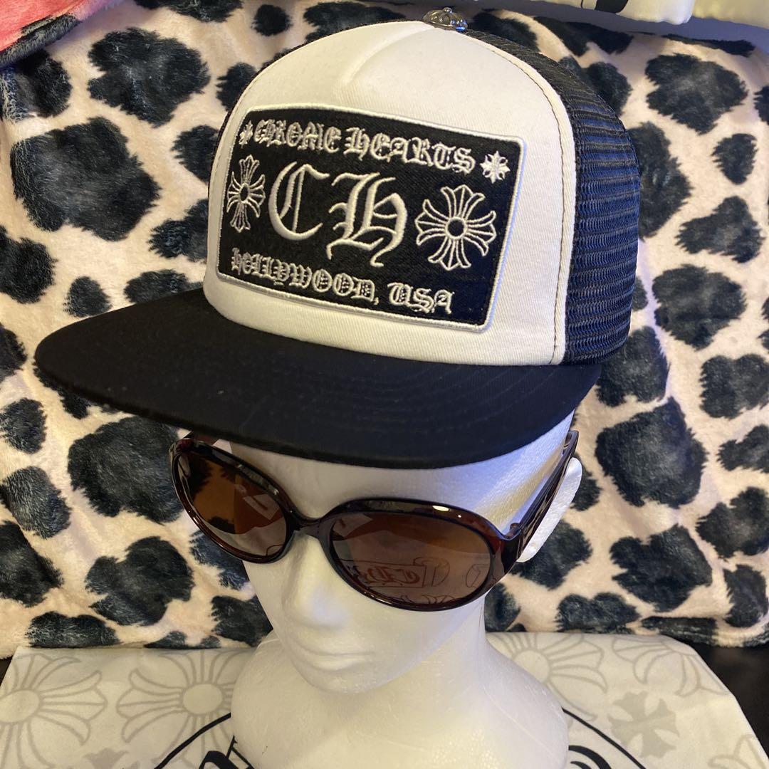新品　CHトラッカーキャップ クロムブラック✖️ホワイト③