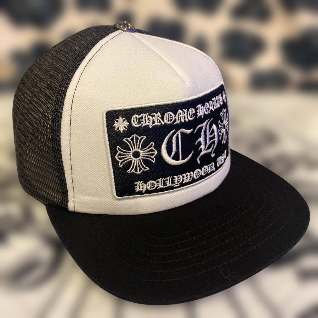 新品　CHトラッカーキャップ クロムブラック✖️ホワイト③