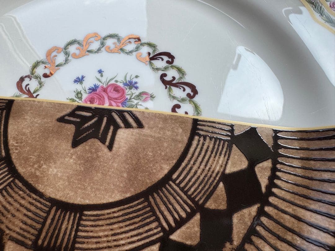 花柄 幾何学模様目立った傷や汚れなし