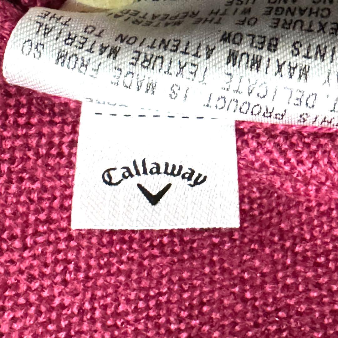 最終値下げCallaway ワインレッド ゴルフ セーター Mサイズ