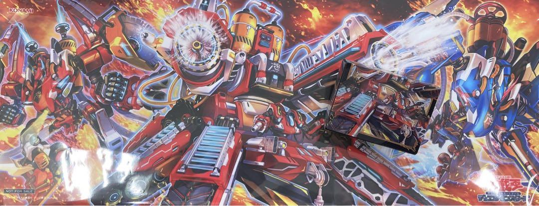 遊戯王 タクティカルトライデッキ超骸装部隊R-ACE プレイマット