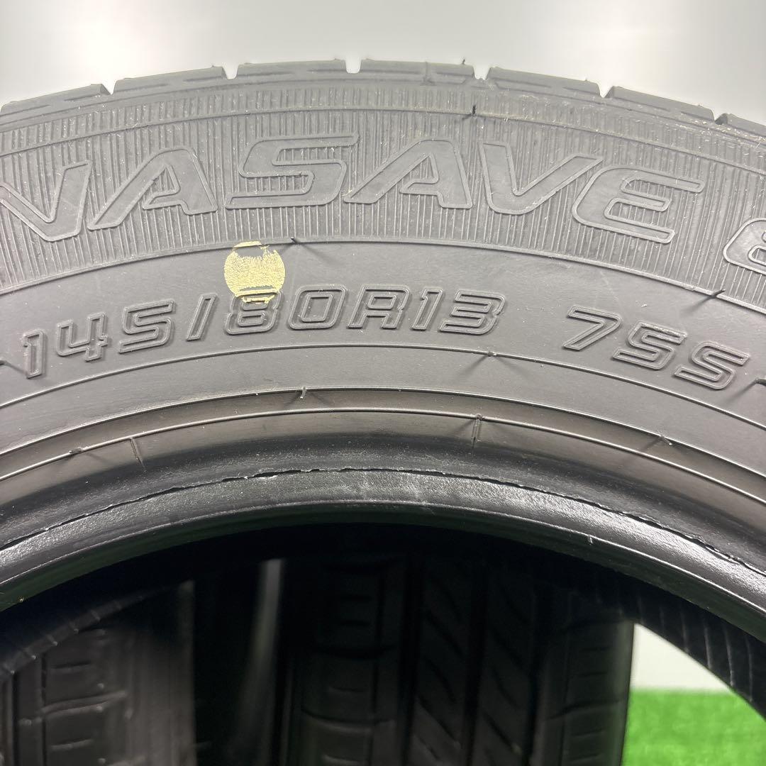 145/80R13 ダンロップ EC300 4本 送料無料 夏タイヤ T1393