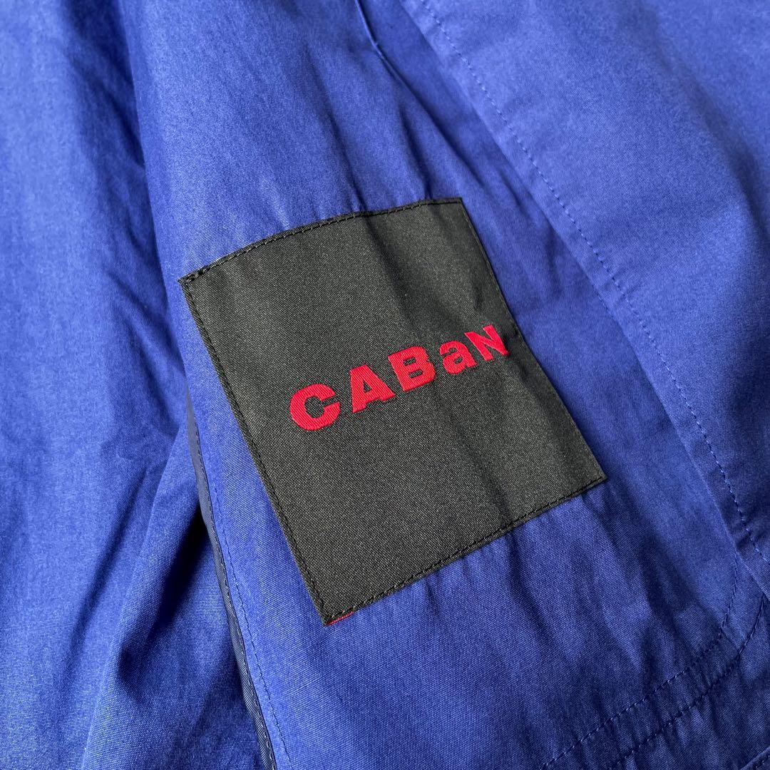 CABaN⭐️44〜46⭐️S⭐️コットンシャツジャケット⭐️て便ネイビーブルー春夏