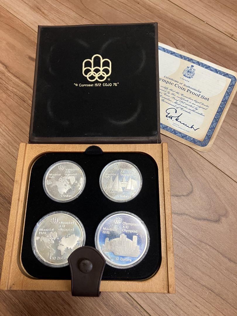 モントリオールオリンピック 記念硬貨（銀貨）4枚セット - メルカリ