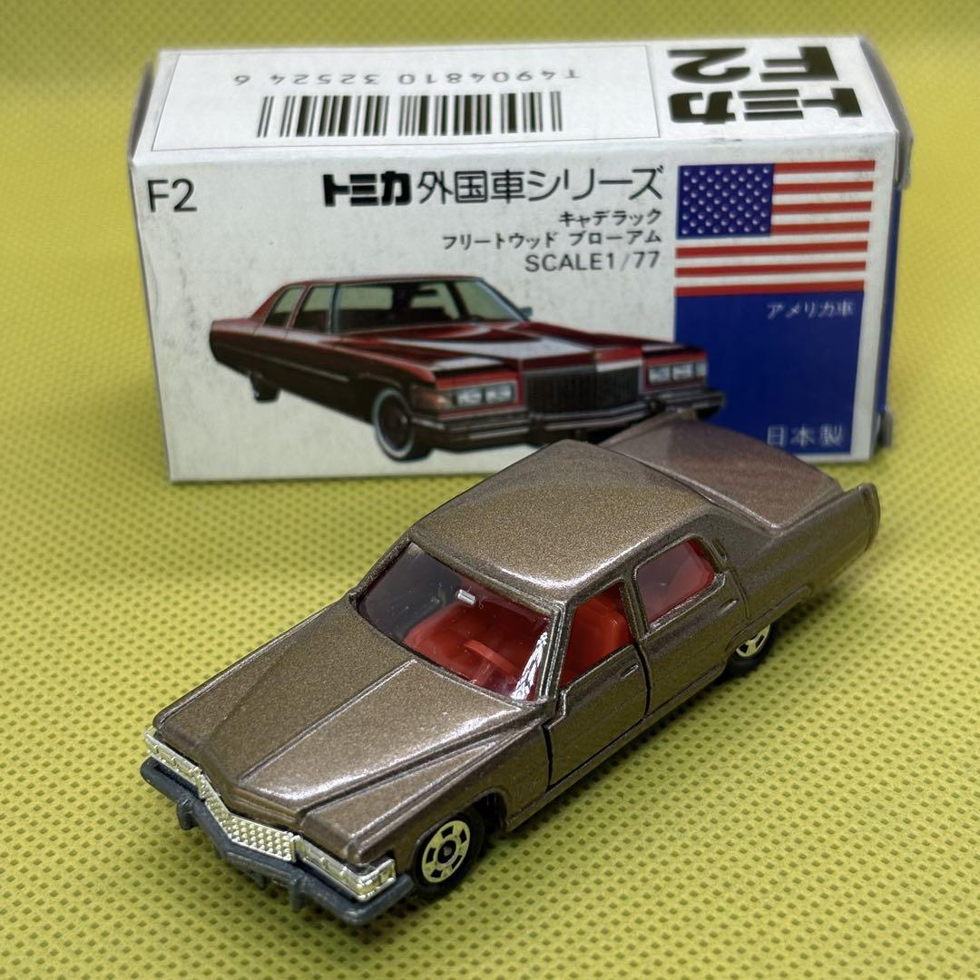 日本製☆トミカ 青箱　F2-1 キャデラックフリードウッドブローアム