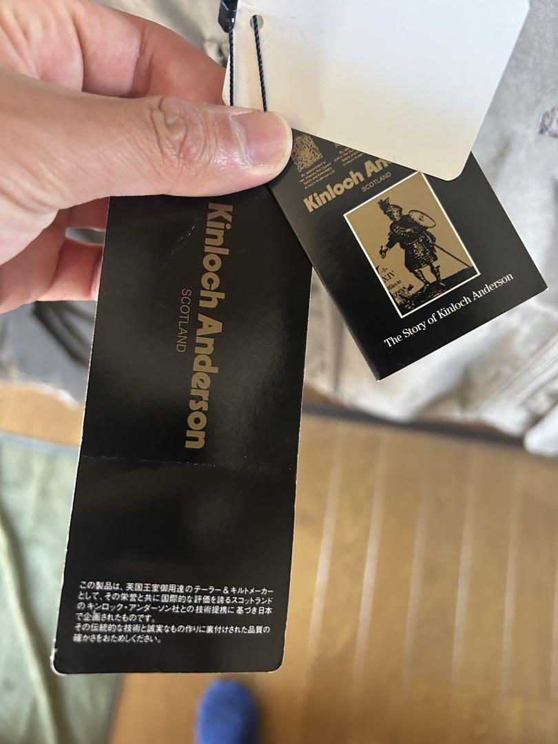 【新品・タグ付き】Kinloch Anderson ベージュ ブルゾン