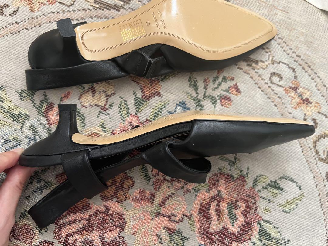 靴 the row black shoe