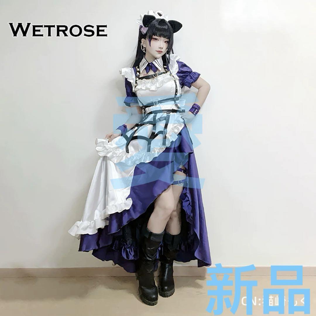 新品 vtuber にじさんじ 狂蘭 メロコ メイド服 コスプレ衣装 新品 vtuber にじさんじ 狂蘭 メロコ メイド服 コスプレ衣装