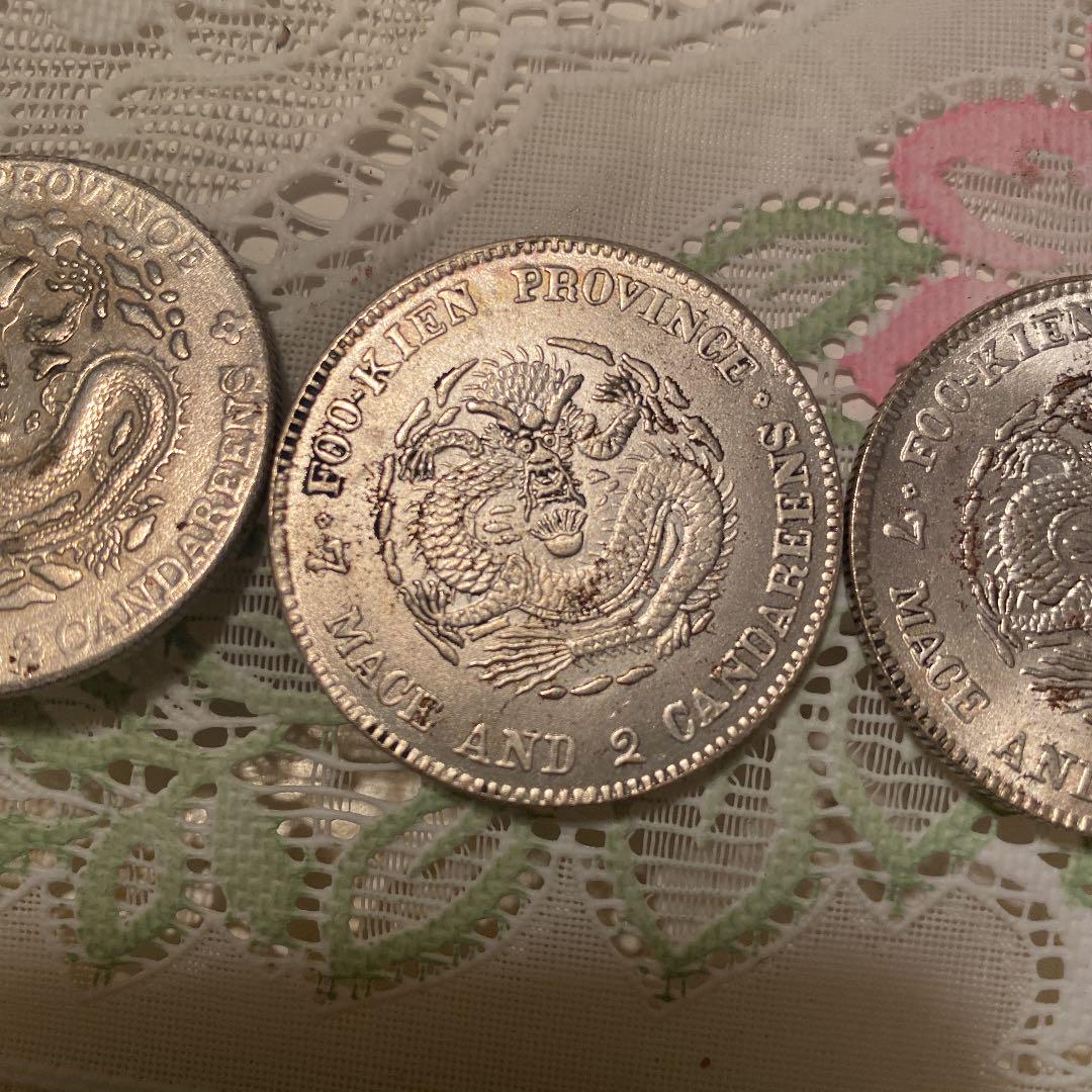 中国コイン 銀貨5枚セット