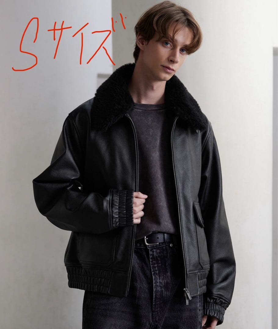 着用一度のみ　CLEL Cow Leather G-1 Blouson 牛革