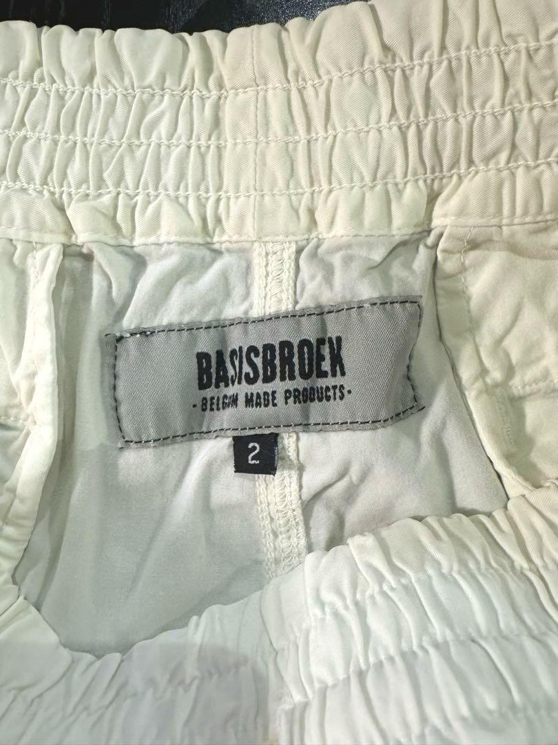 BASISBROEK バージスブルック イージーパンツ ホワイト 2