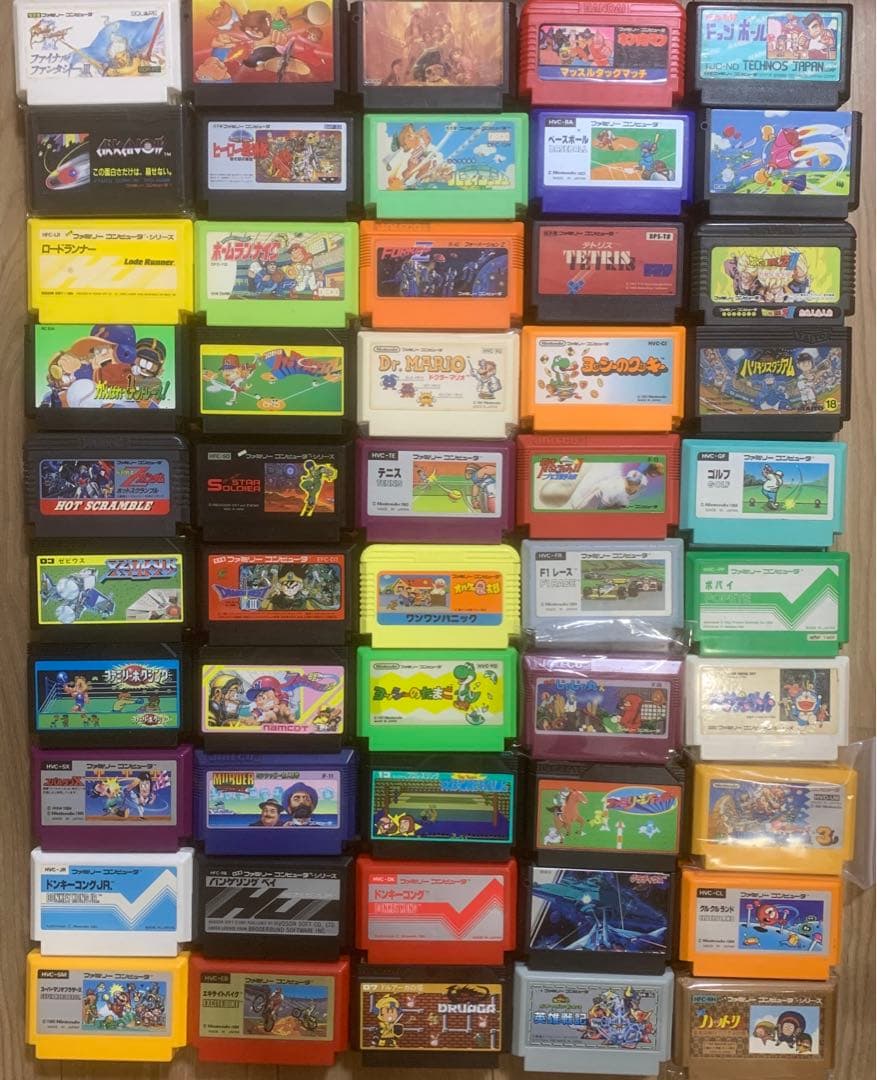 ファミコン　大量　50タイトル×2本ずつ　計100本セット