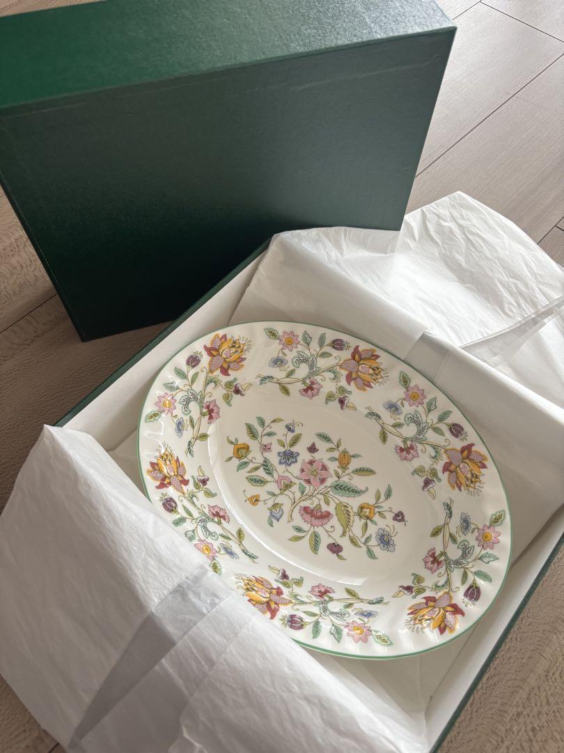 新品　MINTON オーバル深皿 大 ハドンホール
