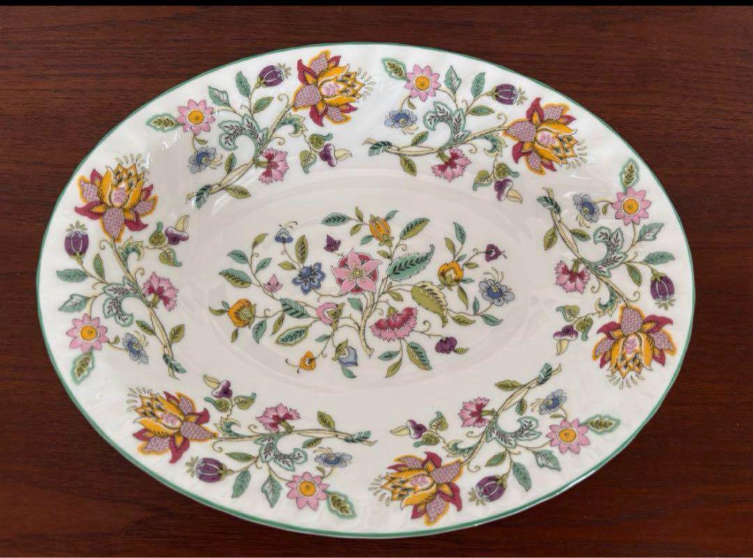 新品　MINTON オーバル深皿 大 ハドンホール