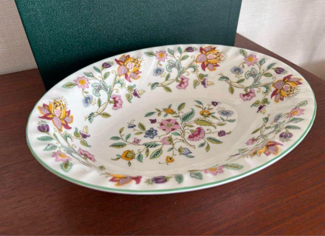 新品　MINTON オーバル深皿 大 ハドンホール