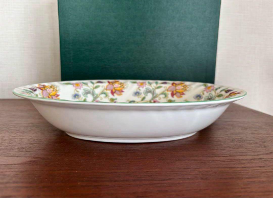 新品　MINTON オーバル深皿 大 ハドンホール