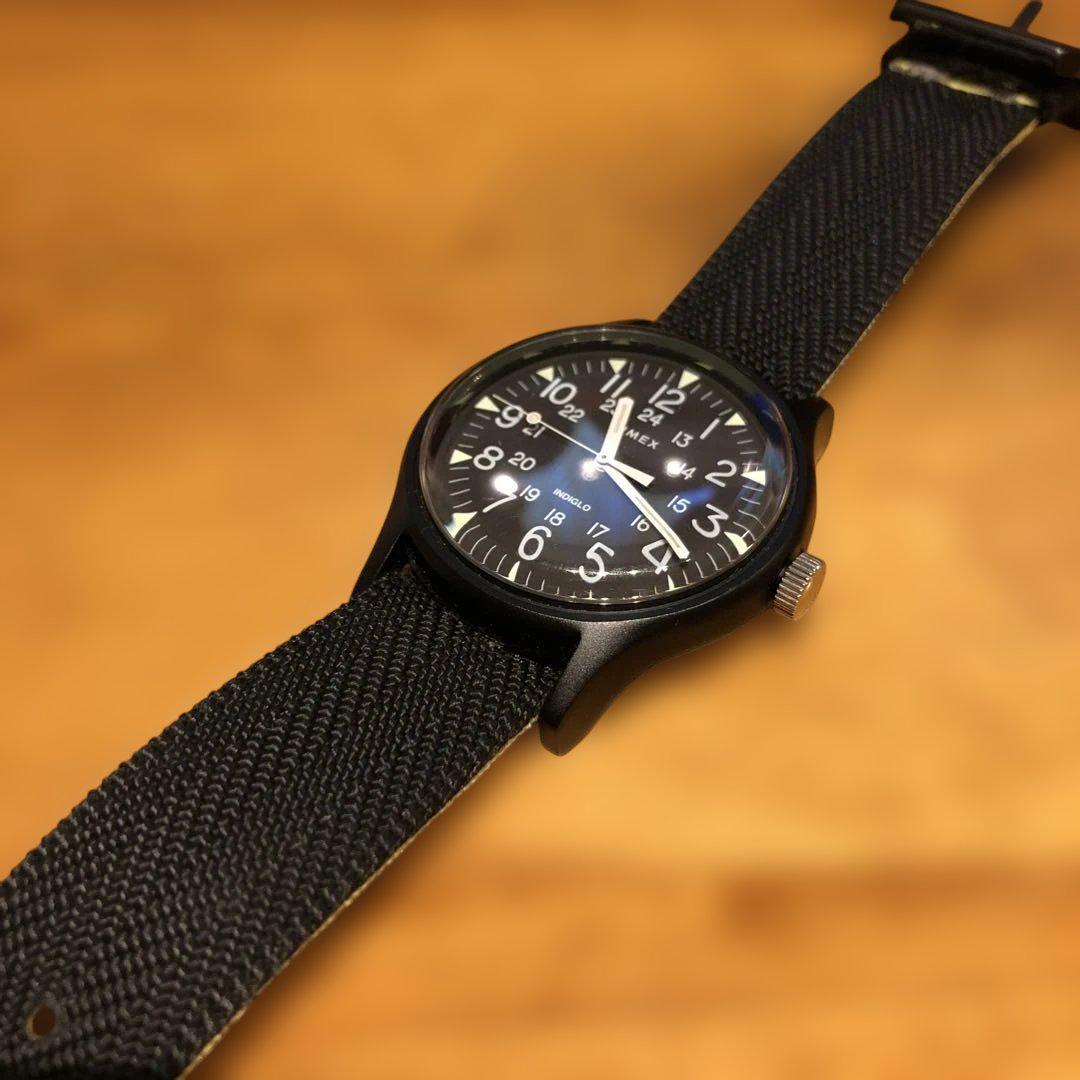 芸能人愛用 TIMEX アナログ腕時計 ナイロンバンド - メルカリ 時計