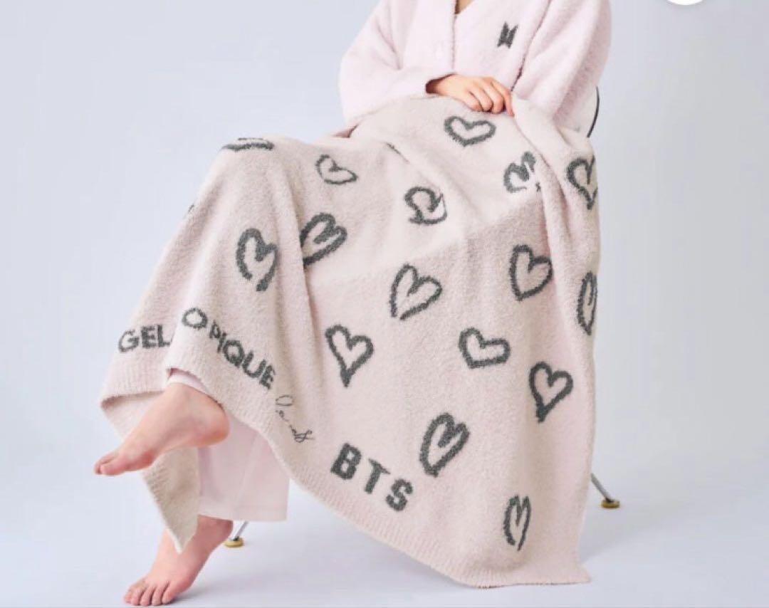 BTS GELATO PIQUE loves BTS BLANKET GRAY JPFC Limited K-Pop