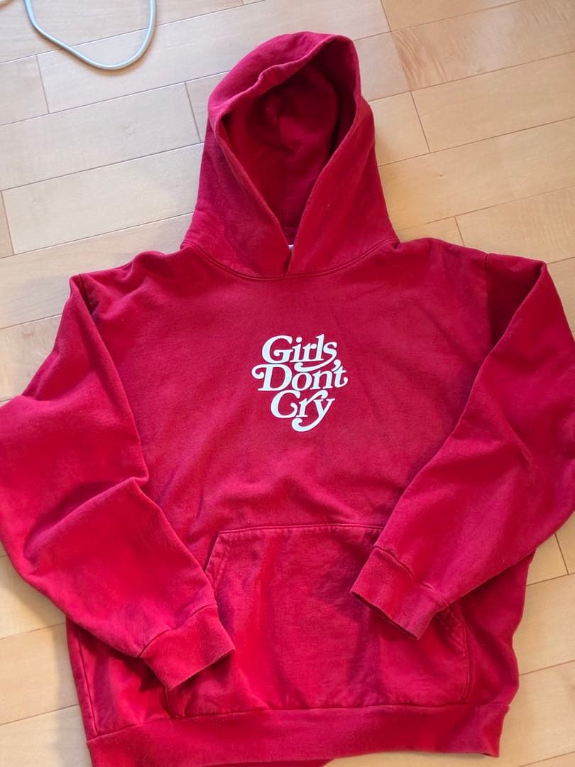 Girls Don t Cry パーカー L レッドL Girls Don t Cry