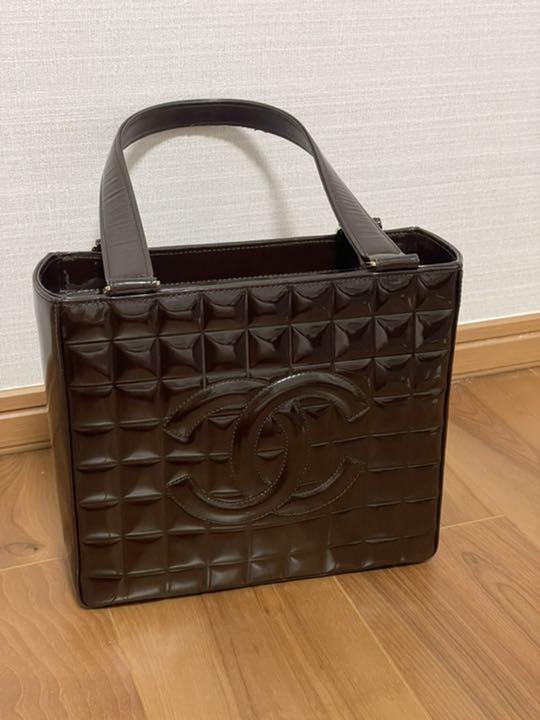 シャネル chanel ブラウン トート バッグ