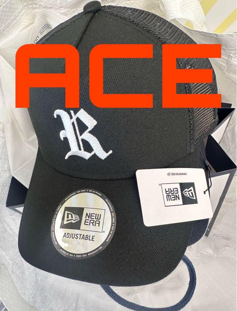 ロンハーマン RHC newera メッシュ Rロゴ キャップ Black