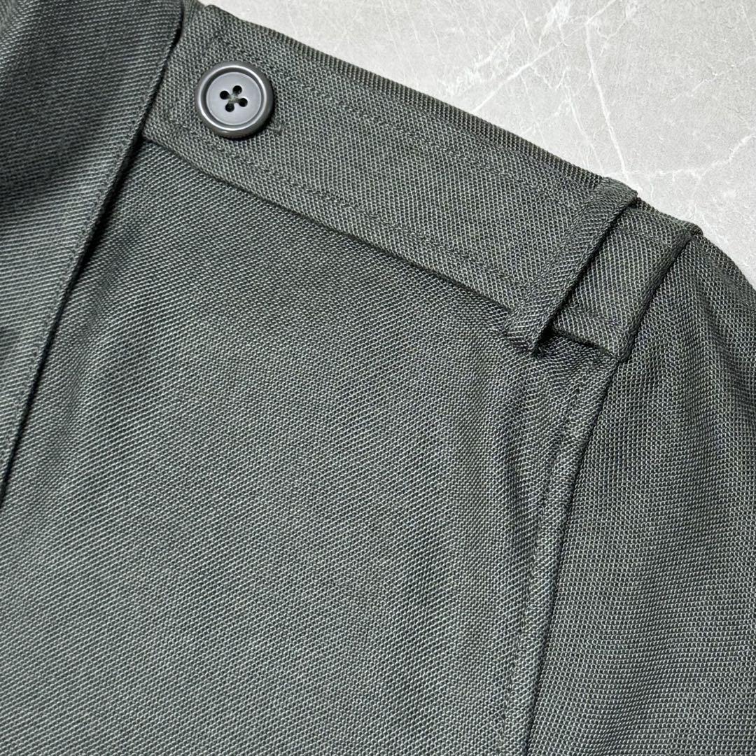 【HELMUT LANG】LINEN EPAULET SHIRT S