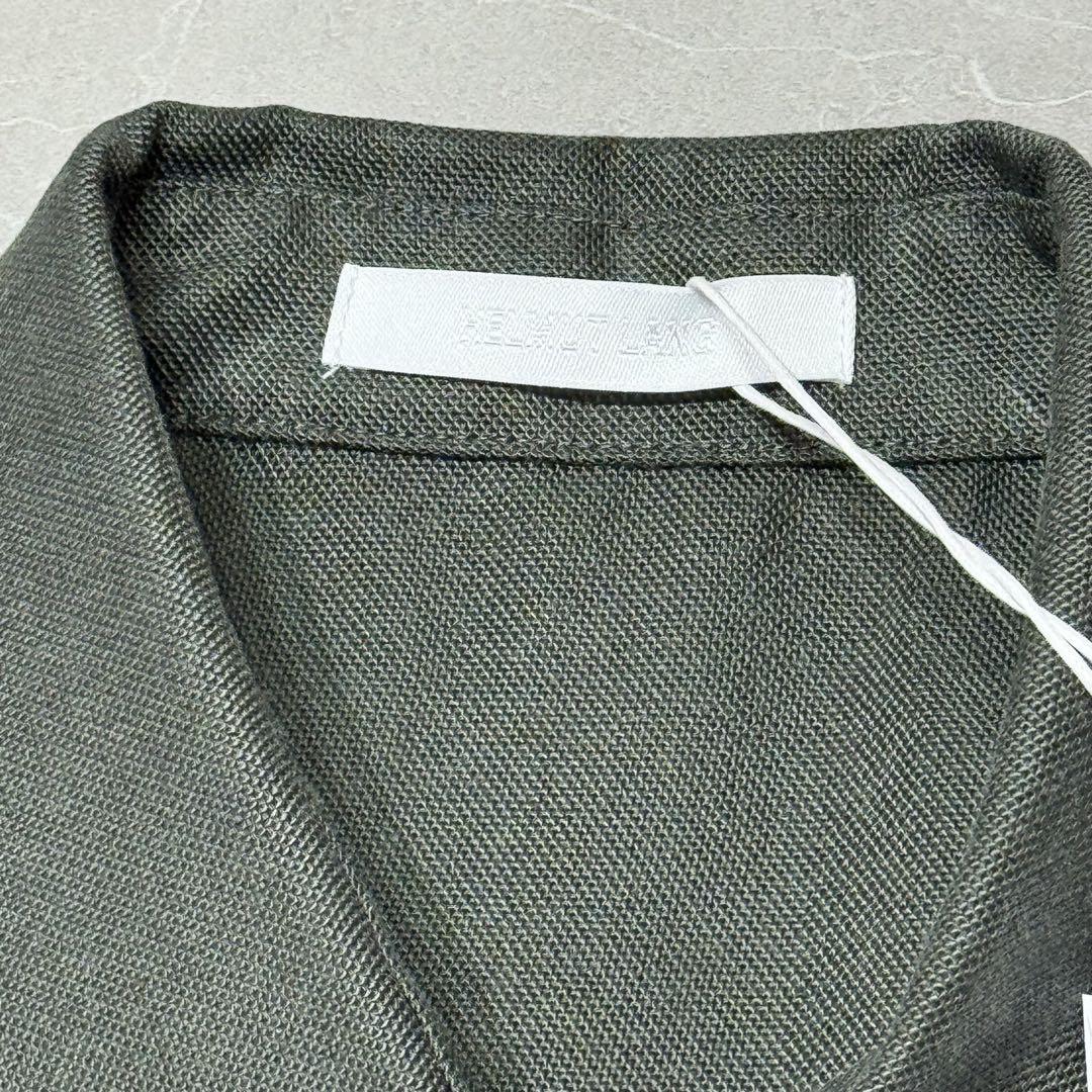 【HELMUT LANG】LINEN EPAULET SHIRT S