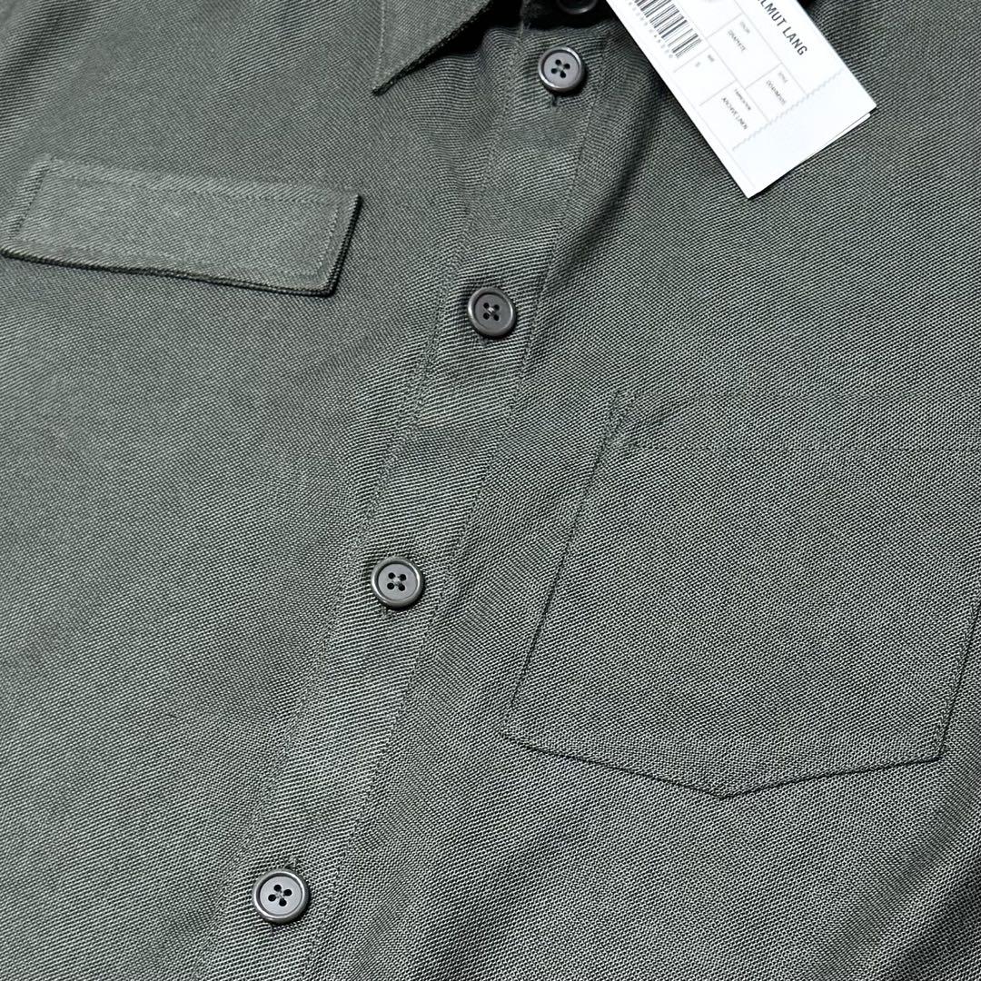 【HELMUT LANG】LINEN EPAULET SHIRT S