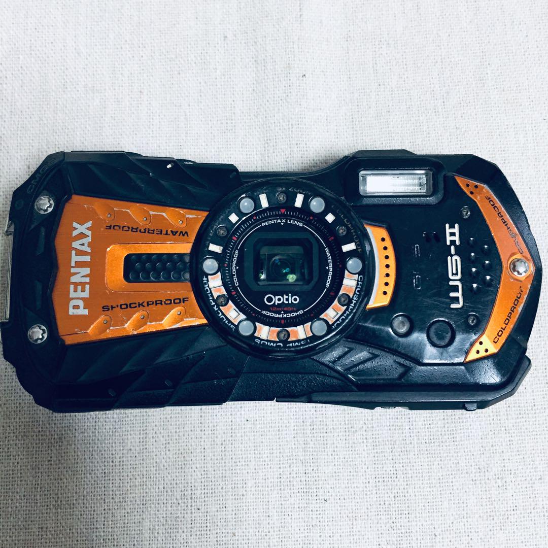 PENTAX WG-II WG-2 GPS 防水 防塵 耐衝撃 現場 タフカメラ