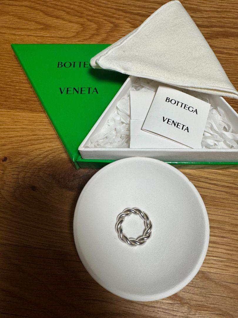 正規品・美品】Bottega Veneta ツイストリング シルバー 17号