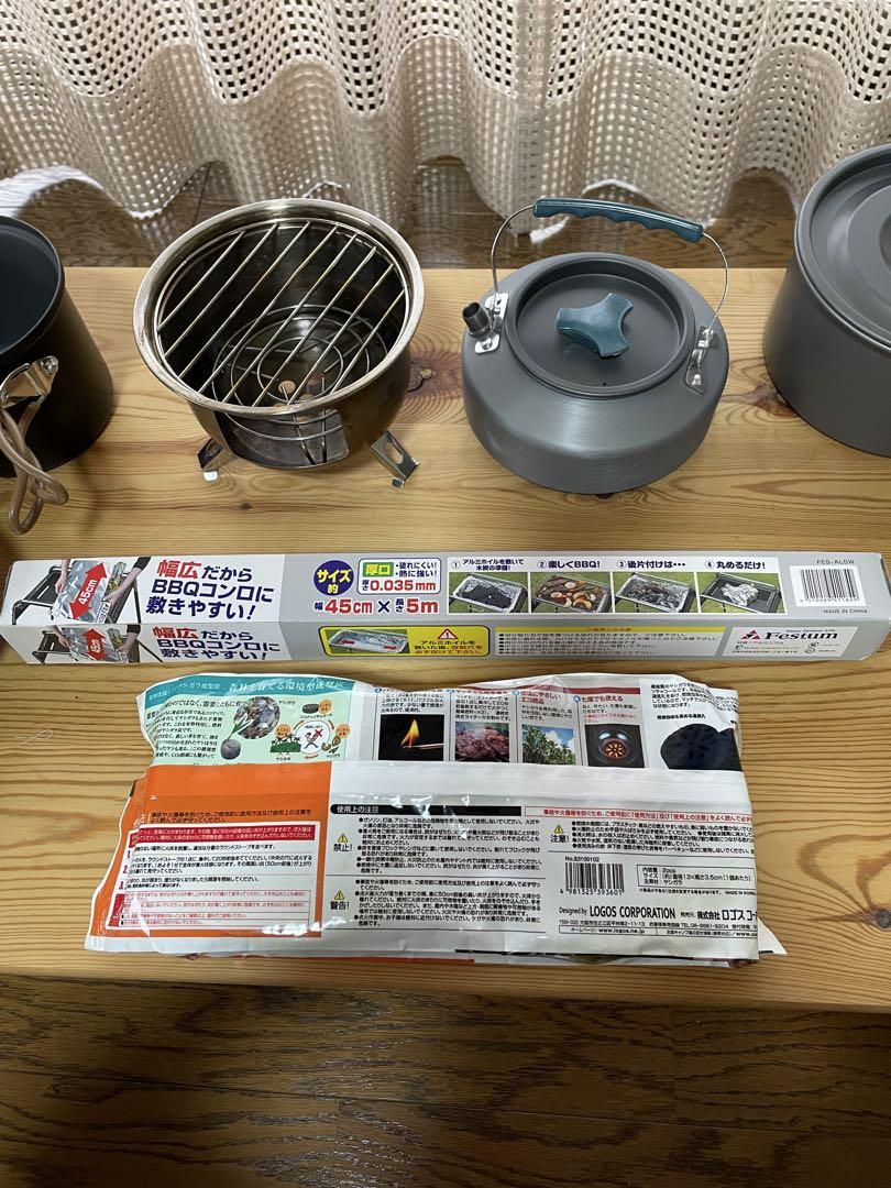 アウトドア キャンプ バーベキュー コンロ 炭 鉄板 鍋 まとめ