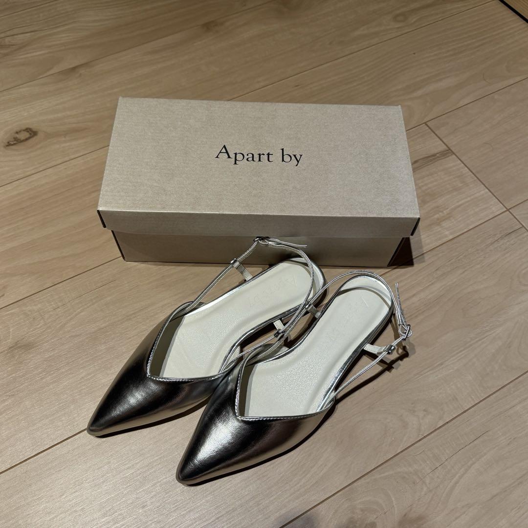 apart by lowrys ポインテッドフラットパンプス