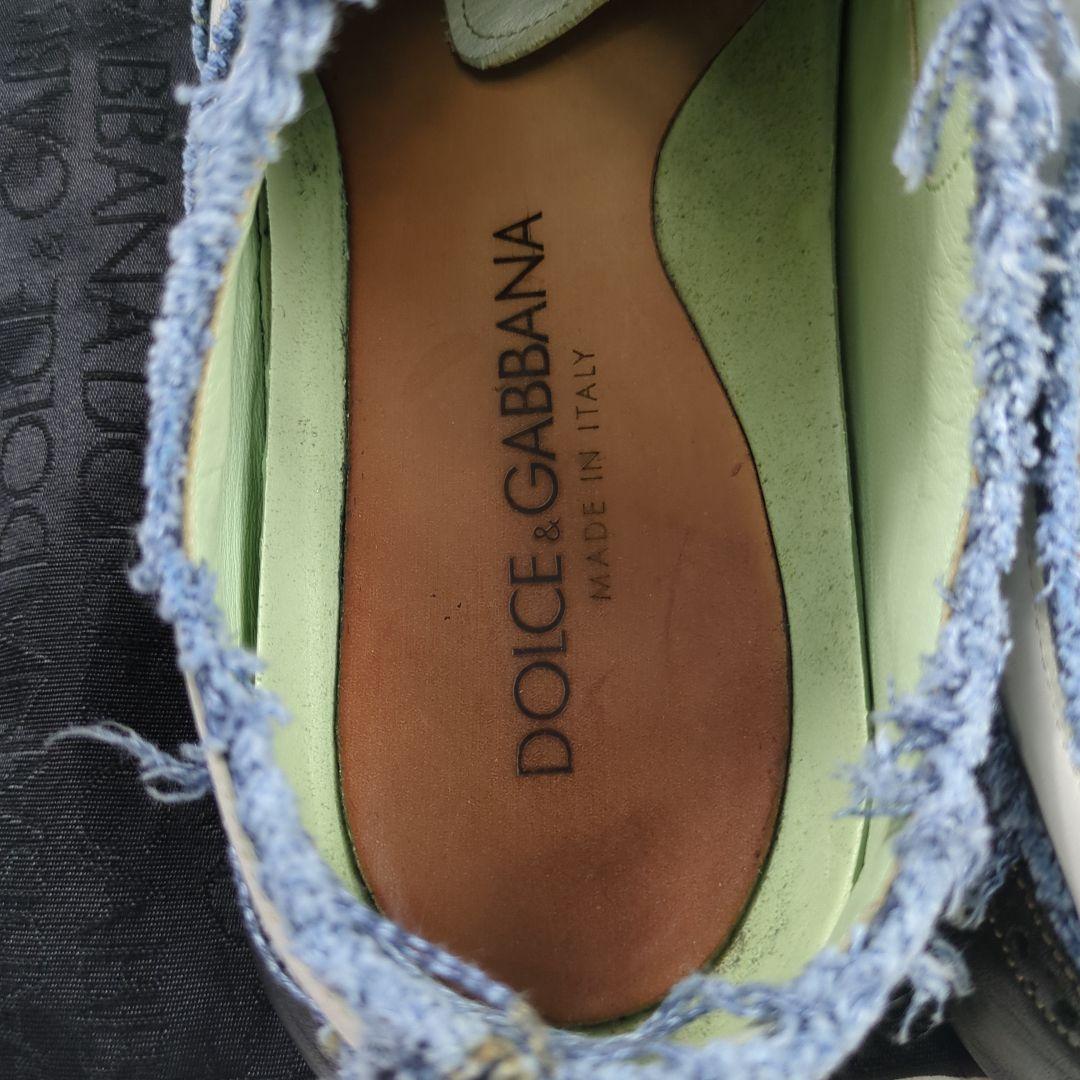 Dolce&Gabbana ドルガバ ウイングチップ レザー バイカラー 美品
