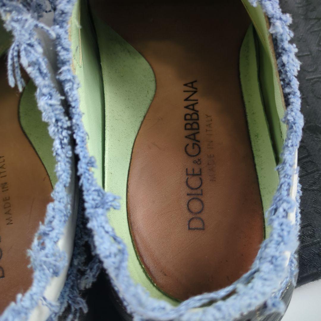 Dolce&Gabbana ドルガバ ウイングチップ レザー バイカラー 美品