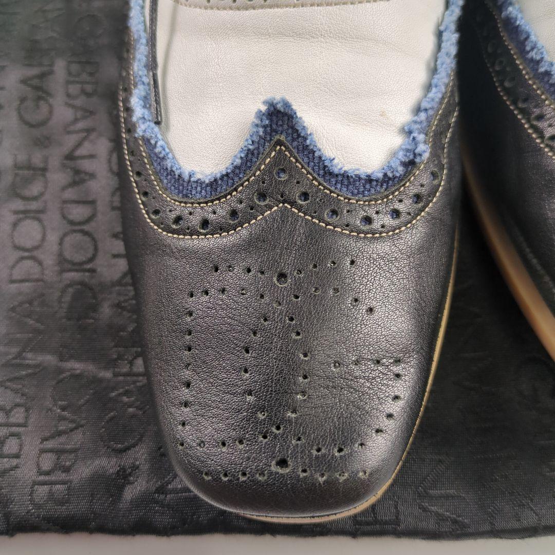Dolce&Gabbana ドルガバ ウイングチップ レザー バイカラー 美品