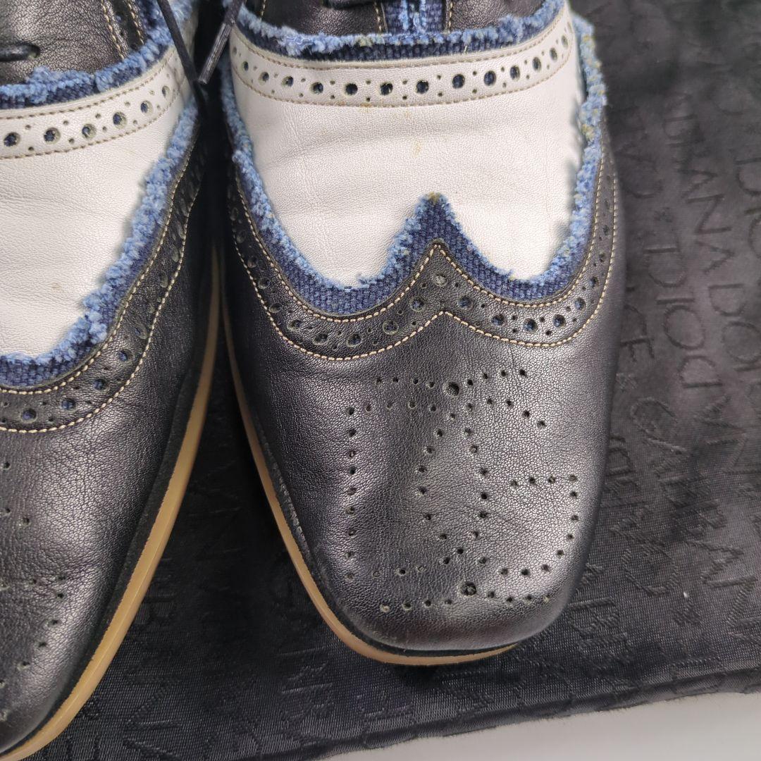 Dolce&Gabbana ドルガバ ウイングチップ レザー バイカラー 美品