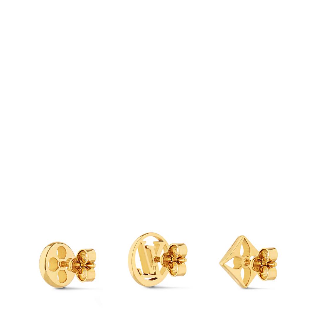 LOUIS VUITTON】ピアス3点セット☆クレイジー イン ロック