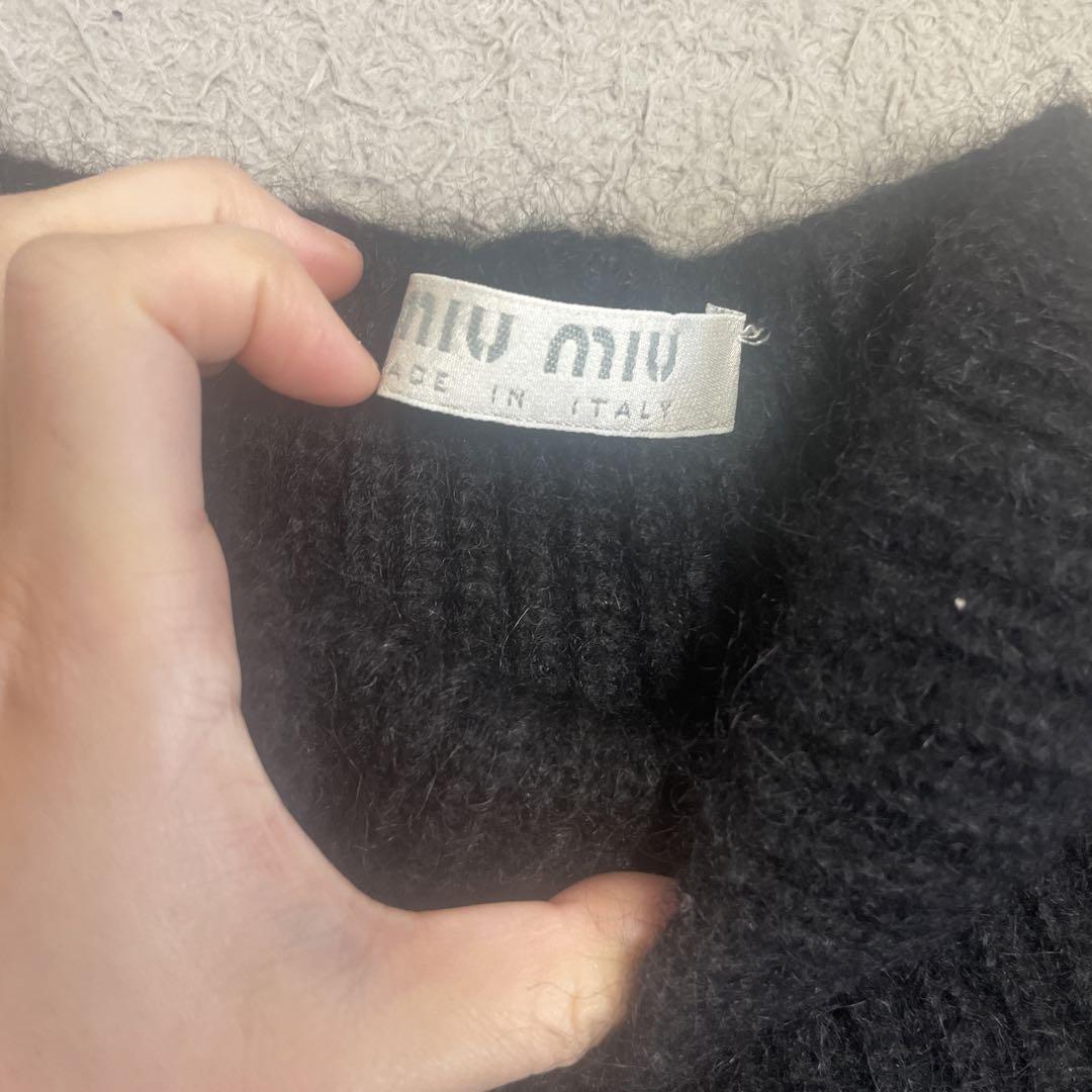 miu miu モヘア　スカート
