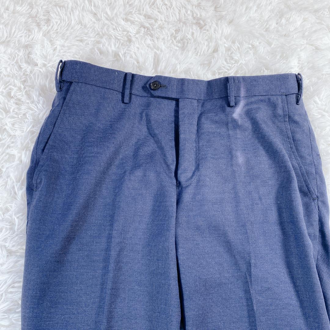 美品 オリヒカ スーツ ストレッチ 洗える メンズ ネイビー