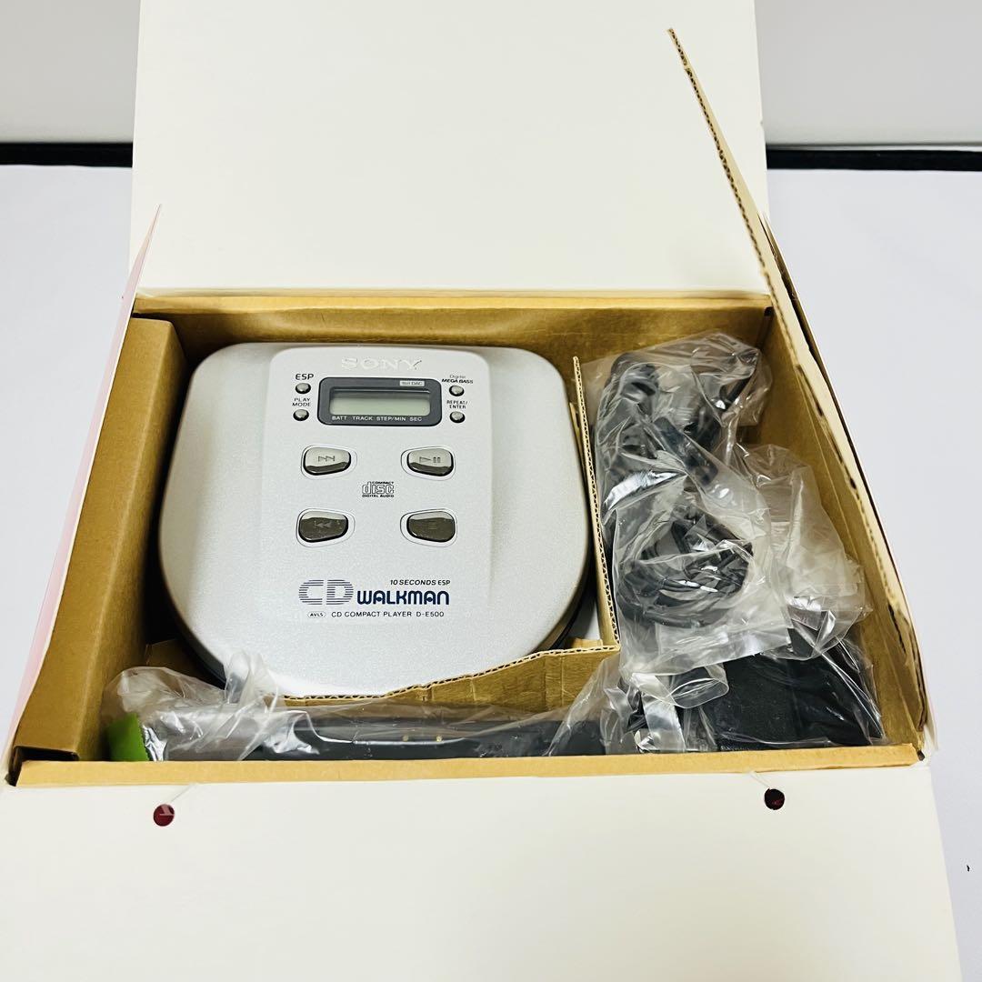 動作確認済み美品】SONY D-E500 ポータブルCDプレーヤー 付属品