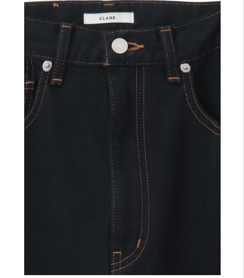 CLANE RING DENIM PANTS ブラック