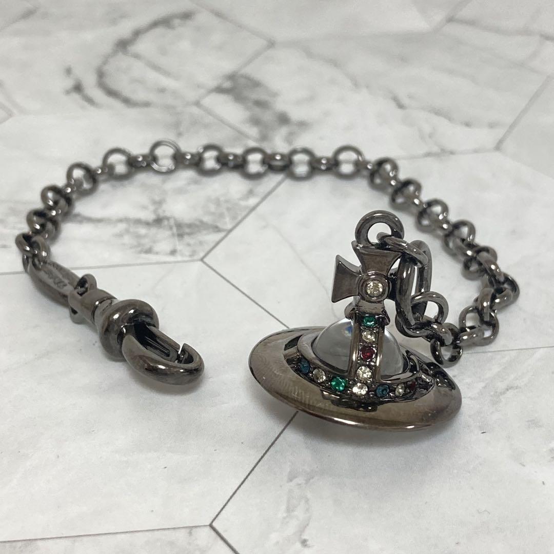 Vivienne Westwood タイニーオーブブレスレット　ガンメタ
