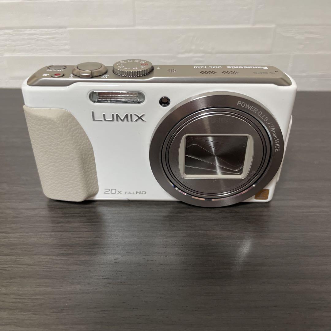 デジタルカメラ Panasonic LUMIX DMC-TZ40 ホワイト カメラ