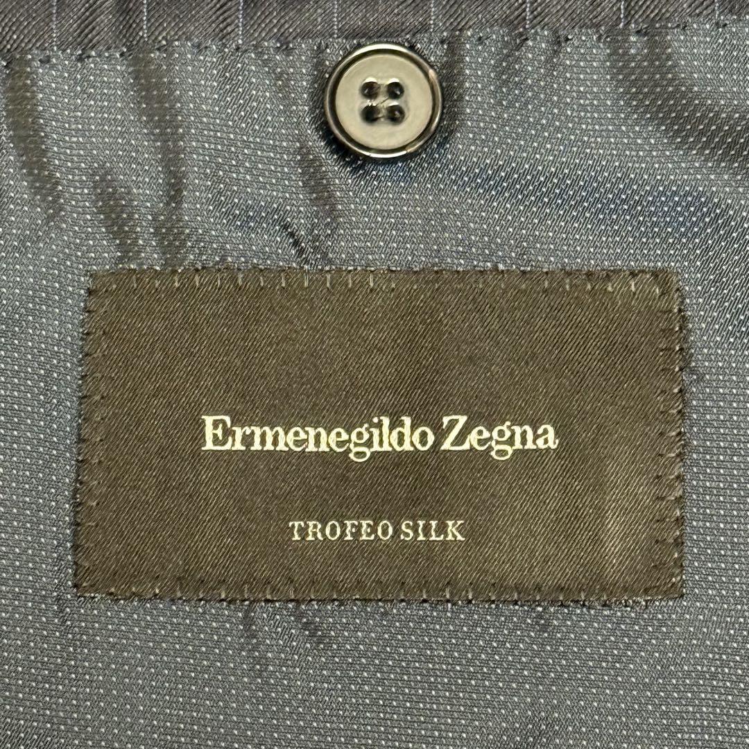 エルメネジルドゼニア TROFEO SILK スーツ シルク混 背抜き 50 エルメネジルドゼニア TROFEO SILK スーツ シルク混 背抜き 50