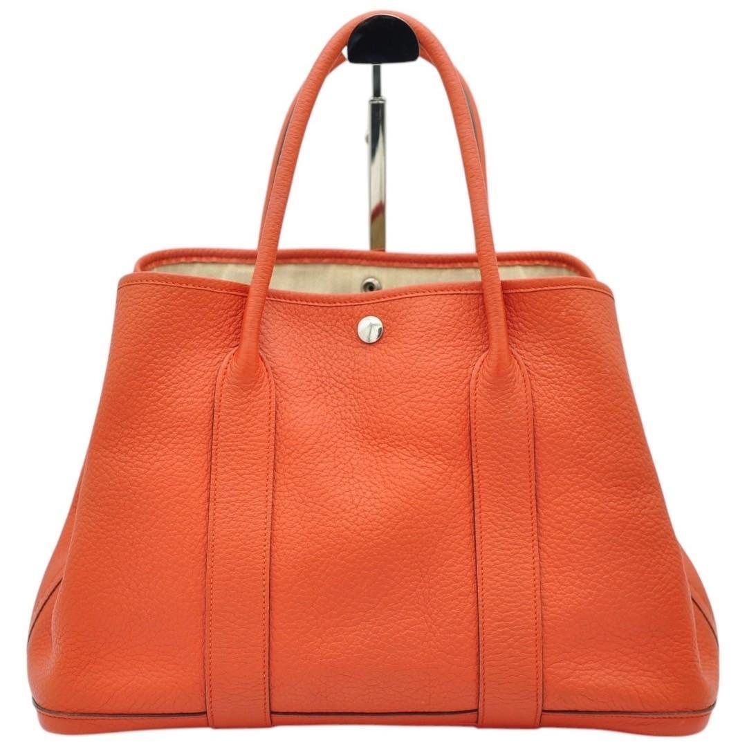 HERMES エルメス ガーデンパーティ PM ネゴンダ □Q刻印 トートバッグ