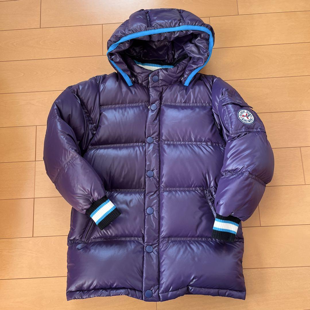 ミキハウスブラックベアダウンパープル新品B品130㎝