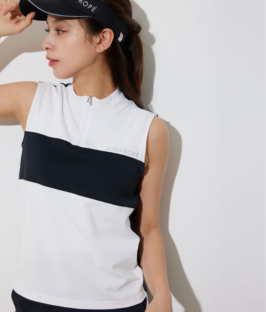 【新品】JUN & ROPE レディース ゴルフベスト サイズ10 新品】JUN & ROPE レディース ゴルフベスト サイズ10