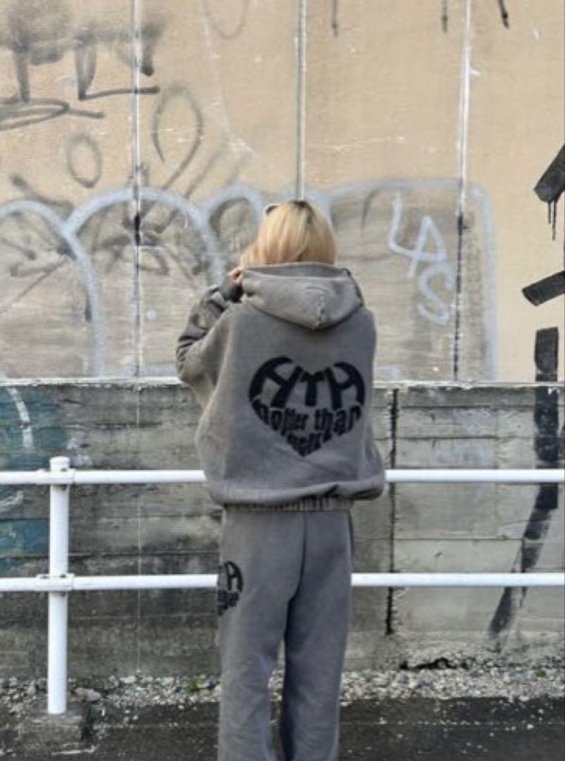 【大人気商品】HTH vintagelike heart logo セットアップ